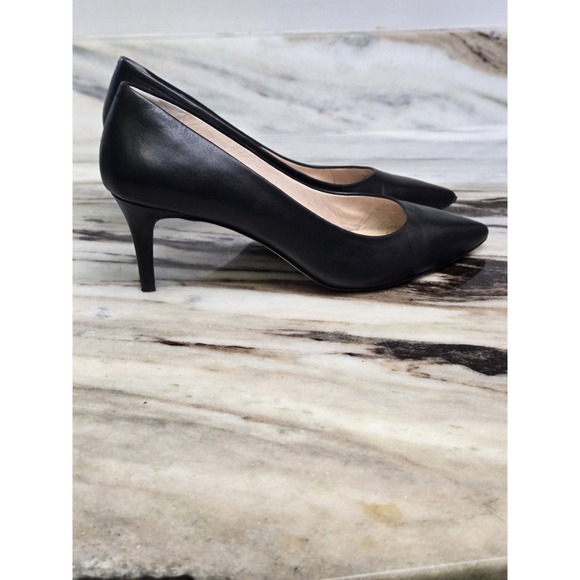 Louise et Cie Jordyna Black Pumps 2.5 Heel Pointed Toe Size 8.5 39 Office - Picture 11 of 12